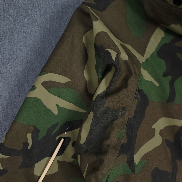Equa Industries USGI Jacket Men Small Camo Nylon Military Parka Cold Weather 90s - Picture 3 of 12
